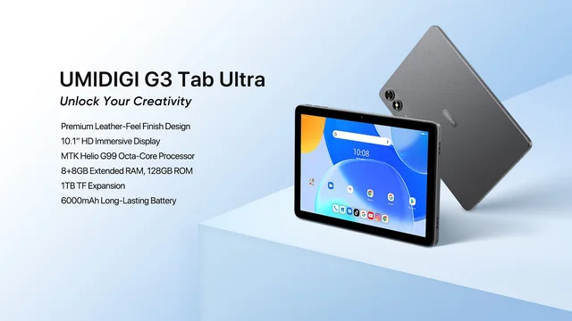 UMIDIGI-G3 Tab Ultra Android 13 Tablet MTK Helio G99 16GB(8 + 8GB 