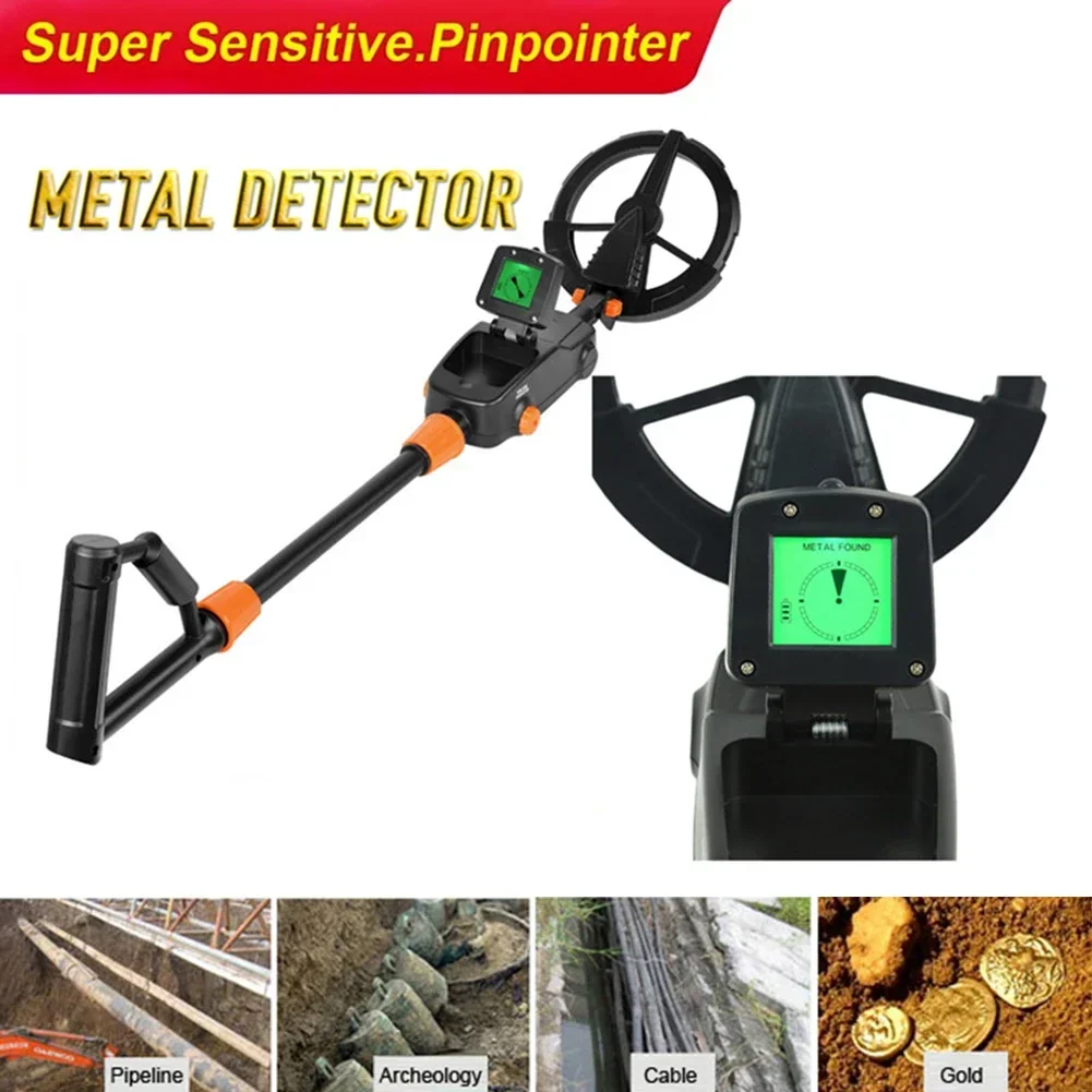 Metal Detector Underground Professional Depth Search Finder Gold Detector Treasure Hunter Detecting Pinpointer Waterproof Seeker