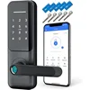 Keyless Fingerprint Smart Door Lock and Handle - Keypad Entry, Electronic Passcode for Door 1