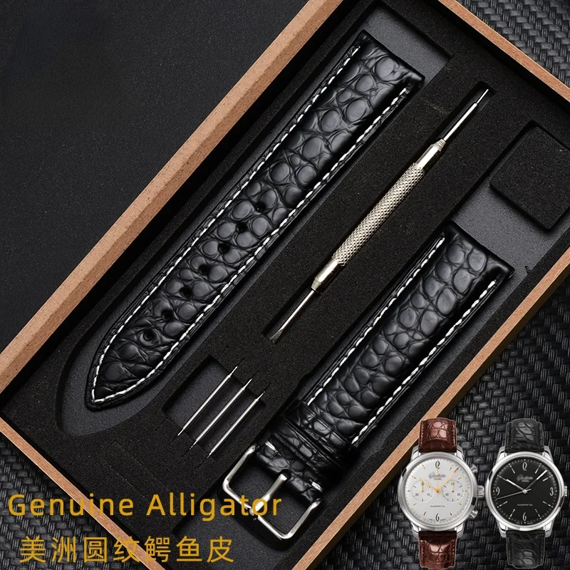 Cinturino Per Orologio Mitston In Vera Pelle Per Uomo Longines Master Tissot Mido Cinturino Per Orologio Femminile In Pelle Di Coccodrillo Le Locle Eb
