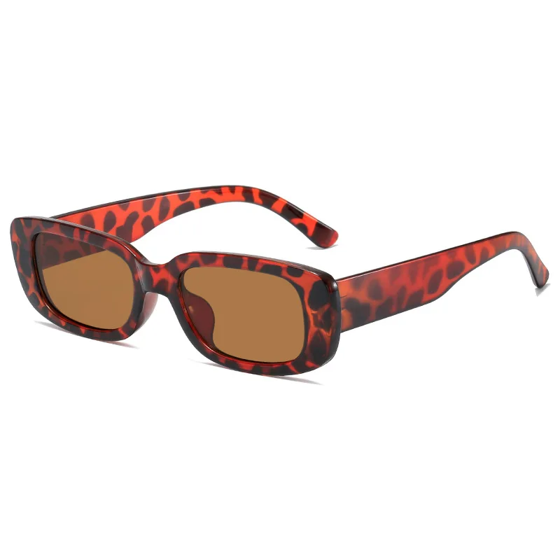  - New Retro Small Rectangular Sunglasses Fashion Retro Metal Frame Sun Glasses for Men Women Small Square Sunglasses Summer