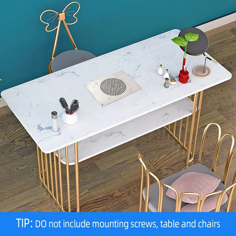 Built-in Table Desk Nail Dust Suction Vacuum Cleaner Nail Polish Dust Collector Manicure Machine Nail Gel Vacuum Remover Device