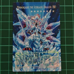 YuGiOh Branded Dragon Collectible DIY Full Picture Trading Card (Iceblade Dragon)