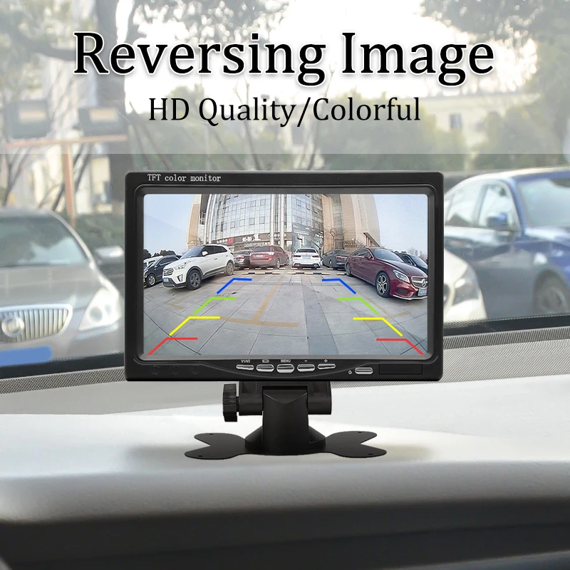 7" Car Monitor Screen For Rear View Reverse Camera TFT LCD Display HD Digital Color HD Screen Parking Assistance car display,monitor display,car parking monitor