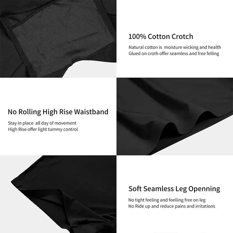Safety Pants Seamless Women Boxer Briefs Boyshorts For Women Anti Chafing Shorts High Waisted Boy Shorts Panties Underwear