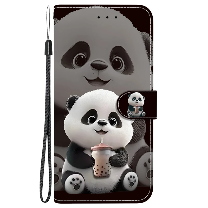 Solid Color Leather Flip Wallet Phone Case Cover