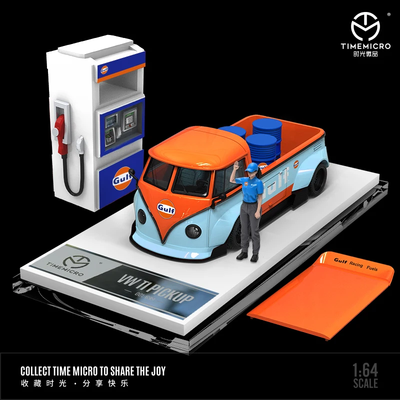 Tm Time Micro 1:64 T1 Van Pickup Truck Model Car