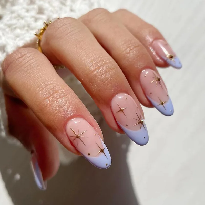 Selfie Star Short Length Nails Kit Pink French