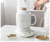 220V 120w 0.6L Bone ceramic slow cooker Health pot  stew cup automatic appointment insulation 140x115x190mm 2