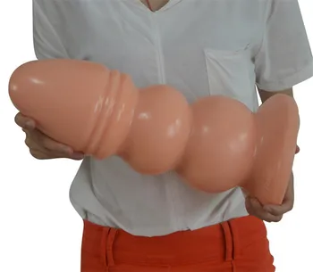 33*12.6cm Super big Anal Plug Dildo no vibration Black Anus Massage huge anal dilator Erotic Sex toy giant anal dildo butt plug 3