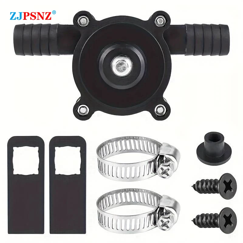 Portable Electric Drill Pump Self Priming Transfer Pumps Oil Fluid Water Pump Round Shank Heavy Duty Self-Priming Hand Universal oil transfer pump water transfer pump electric pump