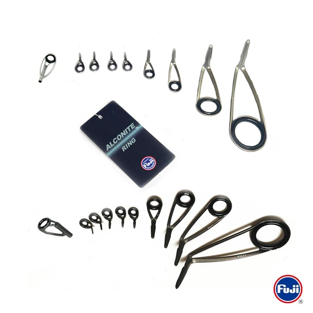 Original Fuji Guide set KL-L M H Alconite Ring Stainless Steel