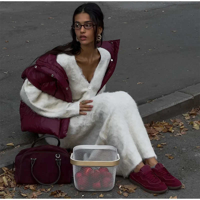 Casual Fluffy Zipper Vest Coats Women Vintage Loose Lapel Sleeveless Single Breasted Jacket Lady Winter Versatile Simple Outwear
