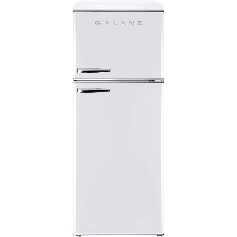 Galanz GLR12TWEEFR Refrigerator, Dual Door Fridge, Adjustable Electrical Thermostat Control with Top Mount Freezer Compartment 1 Galanz GLR12TWEEFR Refrigerator, Dual Door Fridge, Adjustable Electrical Thermostat Control with Top Mount Freezer Compartment 1