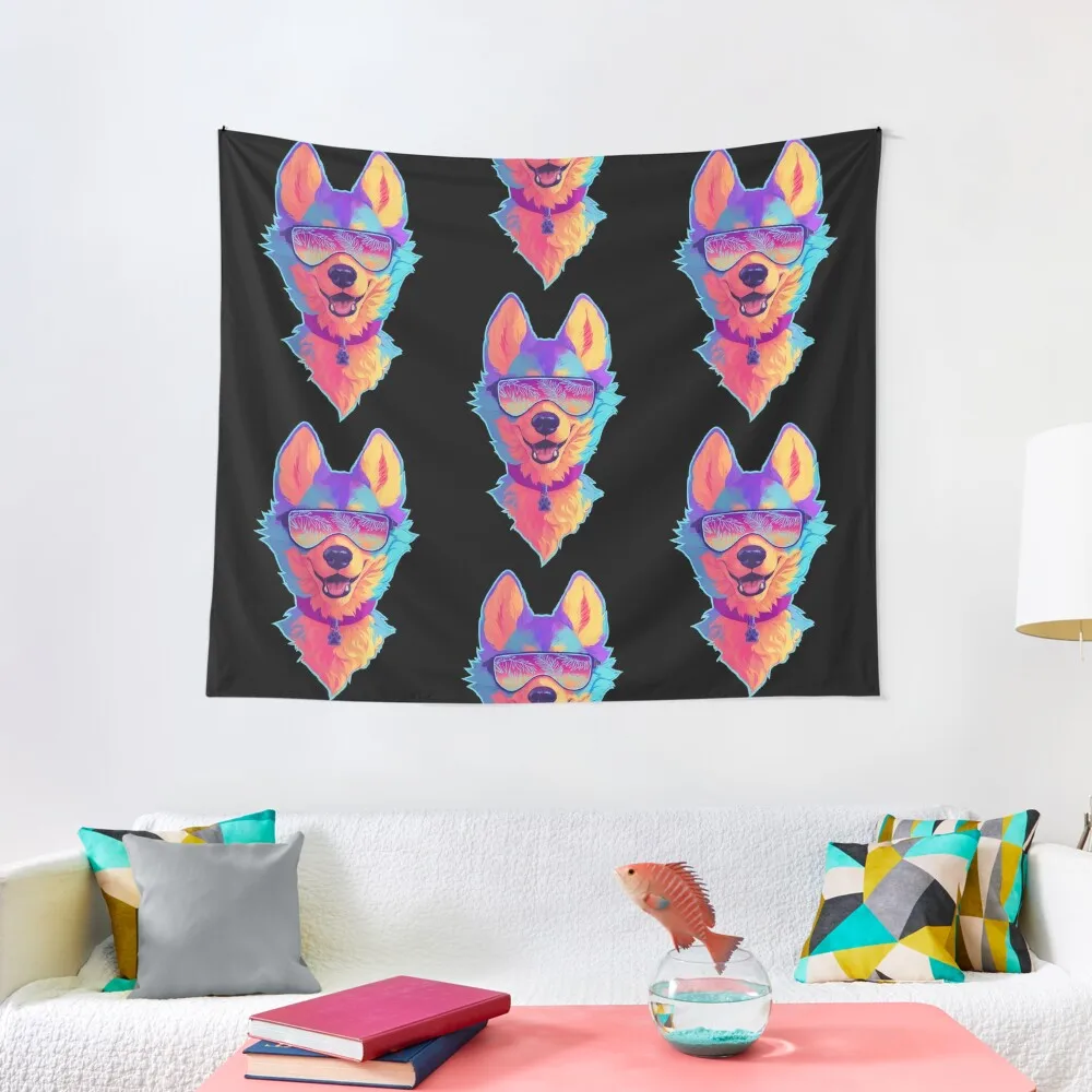 

sparkle dog Tapestry Home Decorations Aesthetic Tapestry On The Wall Wall Decor Hanging Room Ornaments