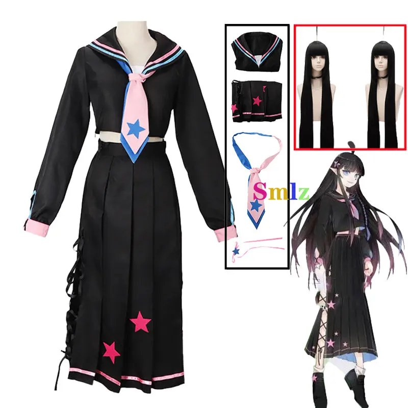 

Kalie Lemon Cosplay Anime AOTU World Costume Kelly School Sailor Uniform Skirt Halloween Costume Jk Uniform Shirt Pink Dress