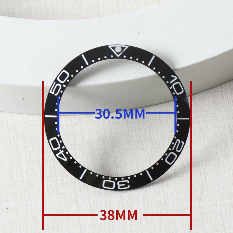 Inserto per orologio con lunetta in ceramica da 38 mm per