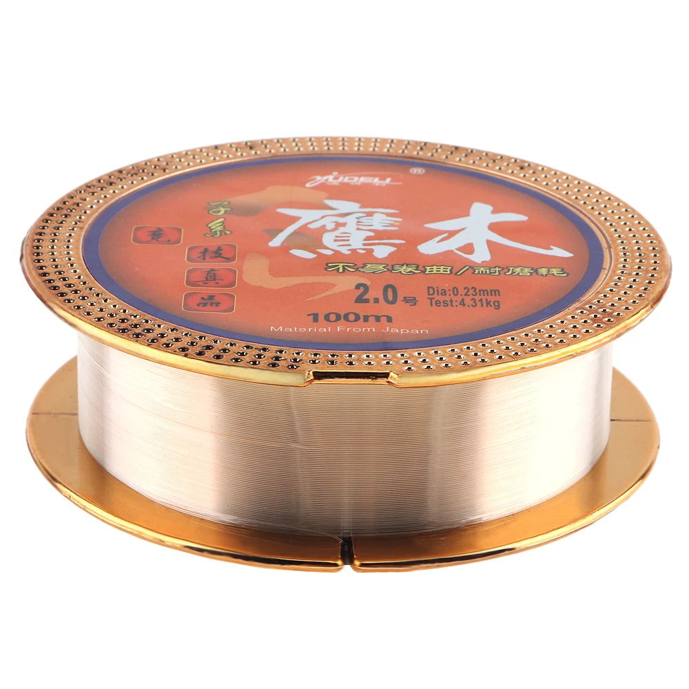 100M110YardsFluorocarbonCoatingWhiteNylonFishingLine23457