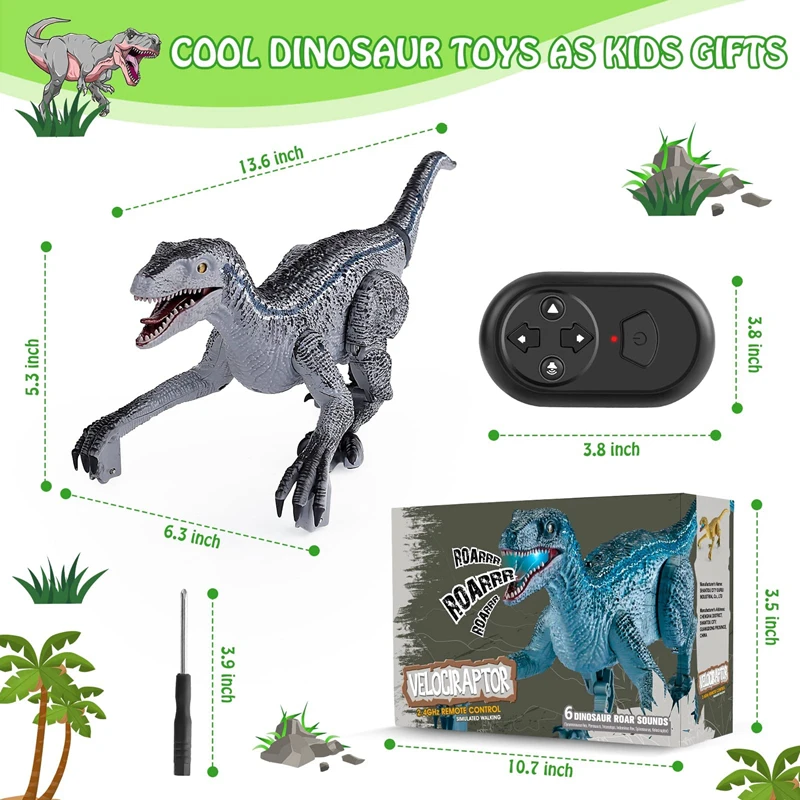 2.4g rc dinossauro brinquedos robô jurássico parque raptor dinossauro mundo  elétrico velociraptor brinquedo rc t-rex modelo brinquedos para crianças  presentes - AliExpress