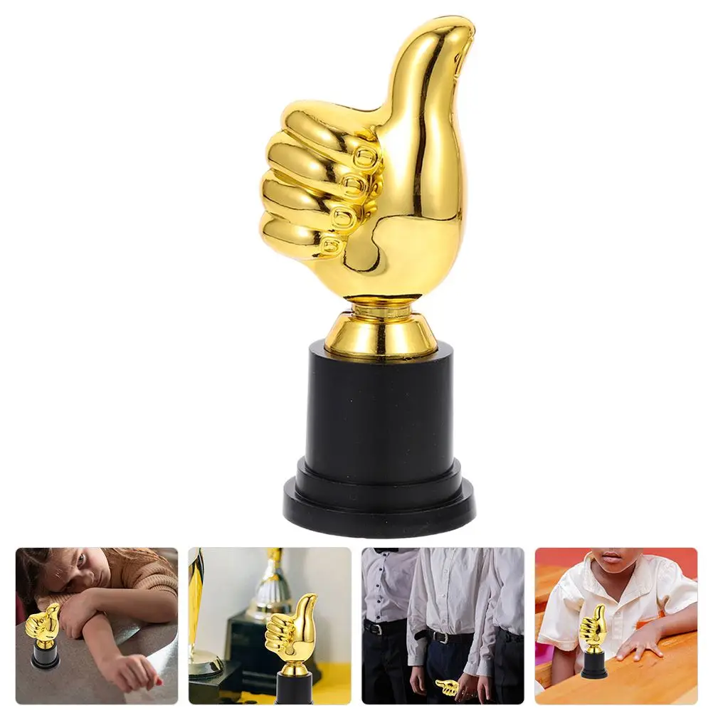 1Pcs Mini Awards Trophies Reward Thumbs Trophy Toys Kids Competition Winner Prize For Children Party Favors