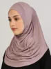 Wrinkle Modal Jersey Hijab Instant Hijab Muslim Innerscarf For Woman Under Cap Hat Lady Solid Soft Headscarf Crystal Hemp Bonnet 3