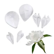 

9pcs/set Peony Petals Veiner Cutter Silicone Fondant Sugarcraft Mold Cake Decorating Tools Gumpaste Mould dropshipping