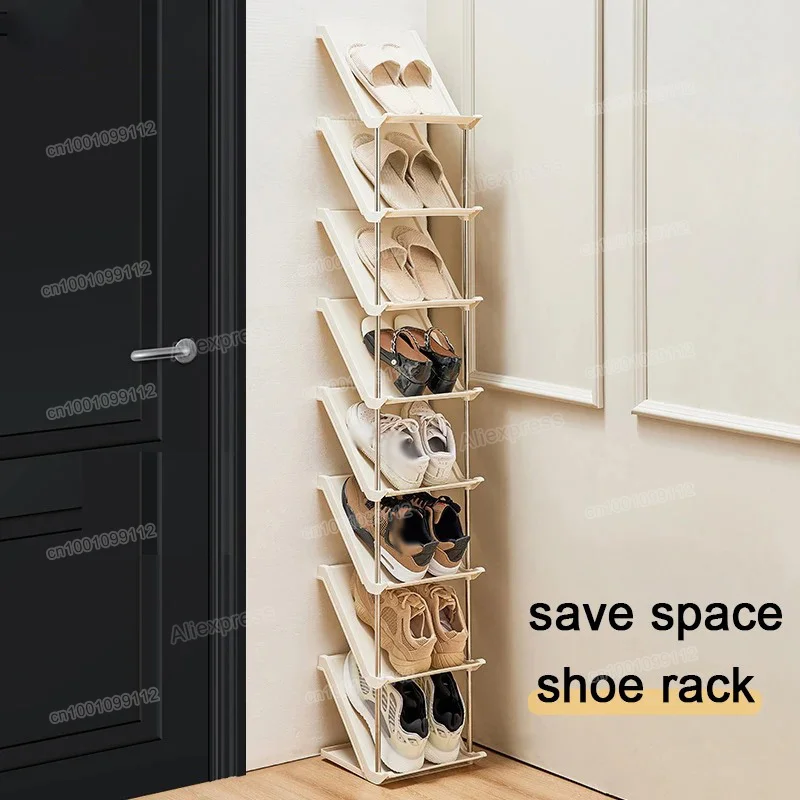 Multi-Layer Stackable Shoes Rack Space Saving Removable Shoerack Entry Door Shoes Organizer