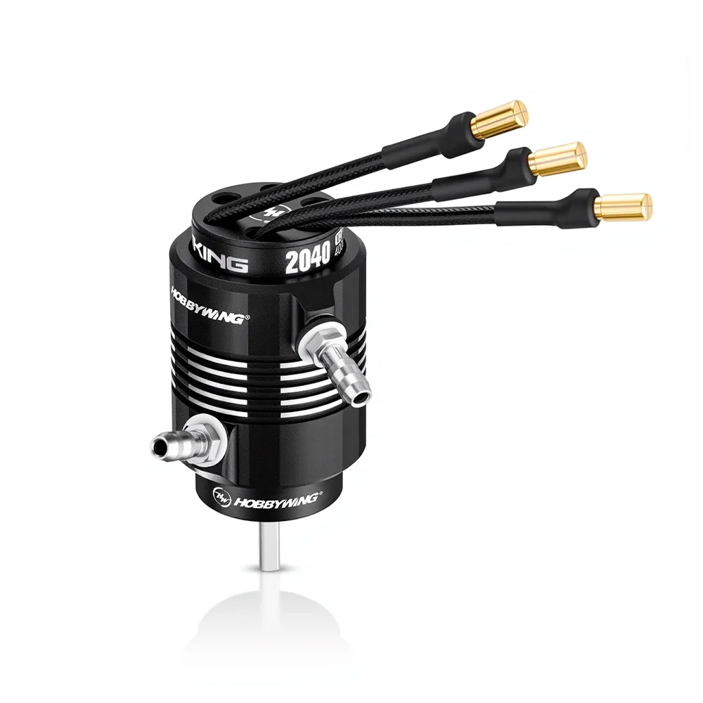 Moteur Brushless RC 1/10 installé dans un châssis de voiture télécommandée