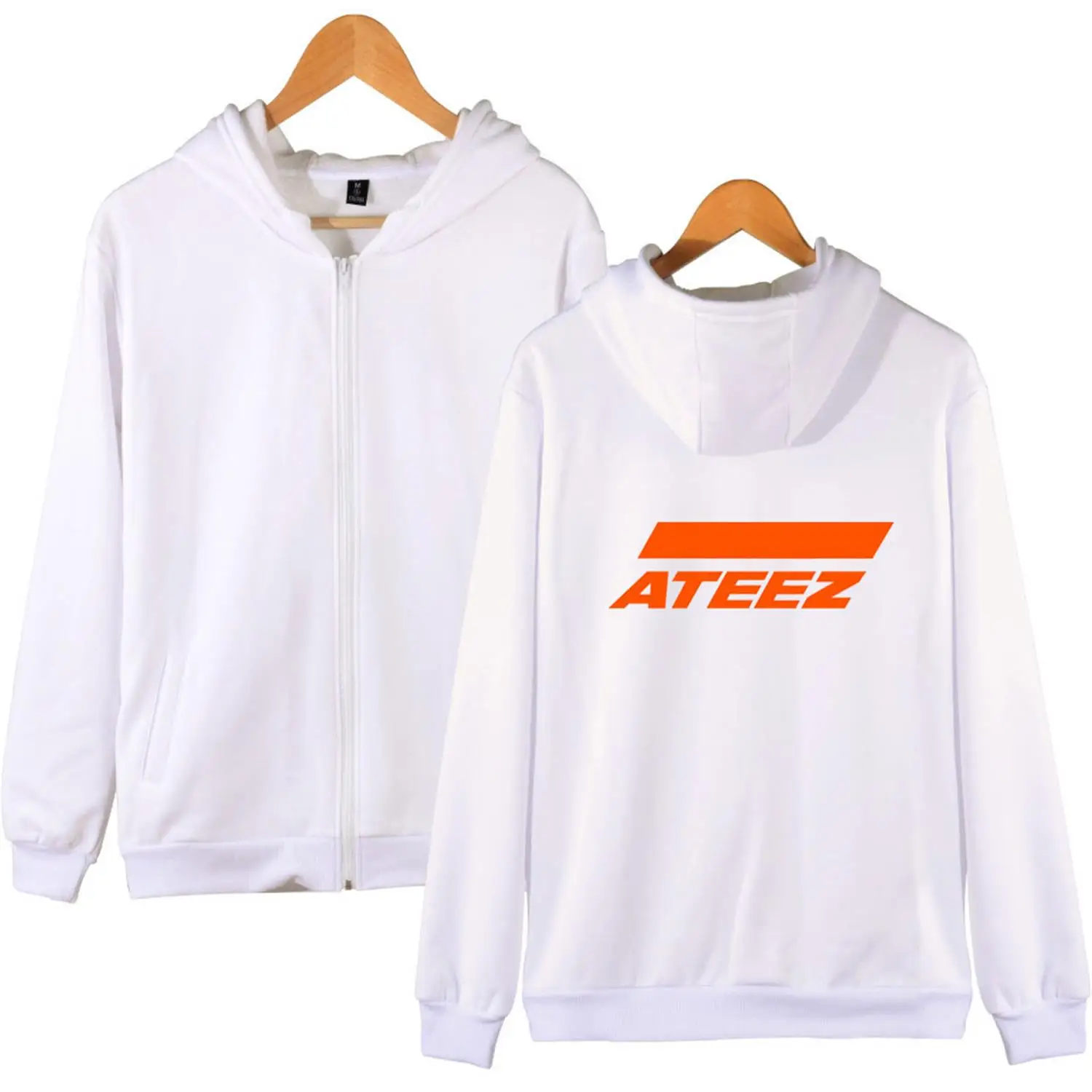 ألبوم KPOP ATEEZ جاكيت بقلنسوة للرجال والنساء ، بلوزات هيب هوب ، بأكمام طويلة ، جاكيت بقلنسوة بسحاب ، معطف ، ملابس خروج ، ملابس البوب K