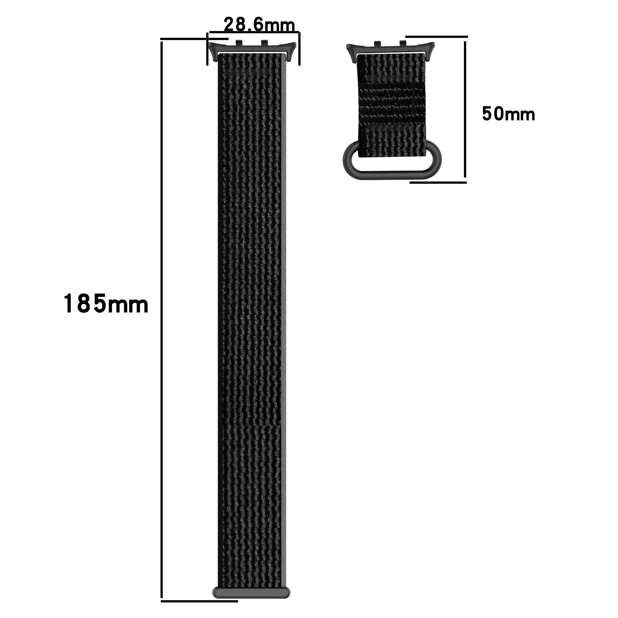 Braided Nylon Outdoor Sport Watch Band Replacement Bracelet Accessory