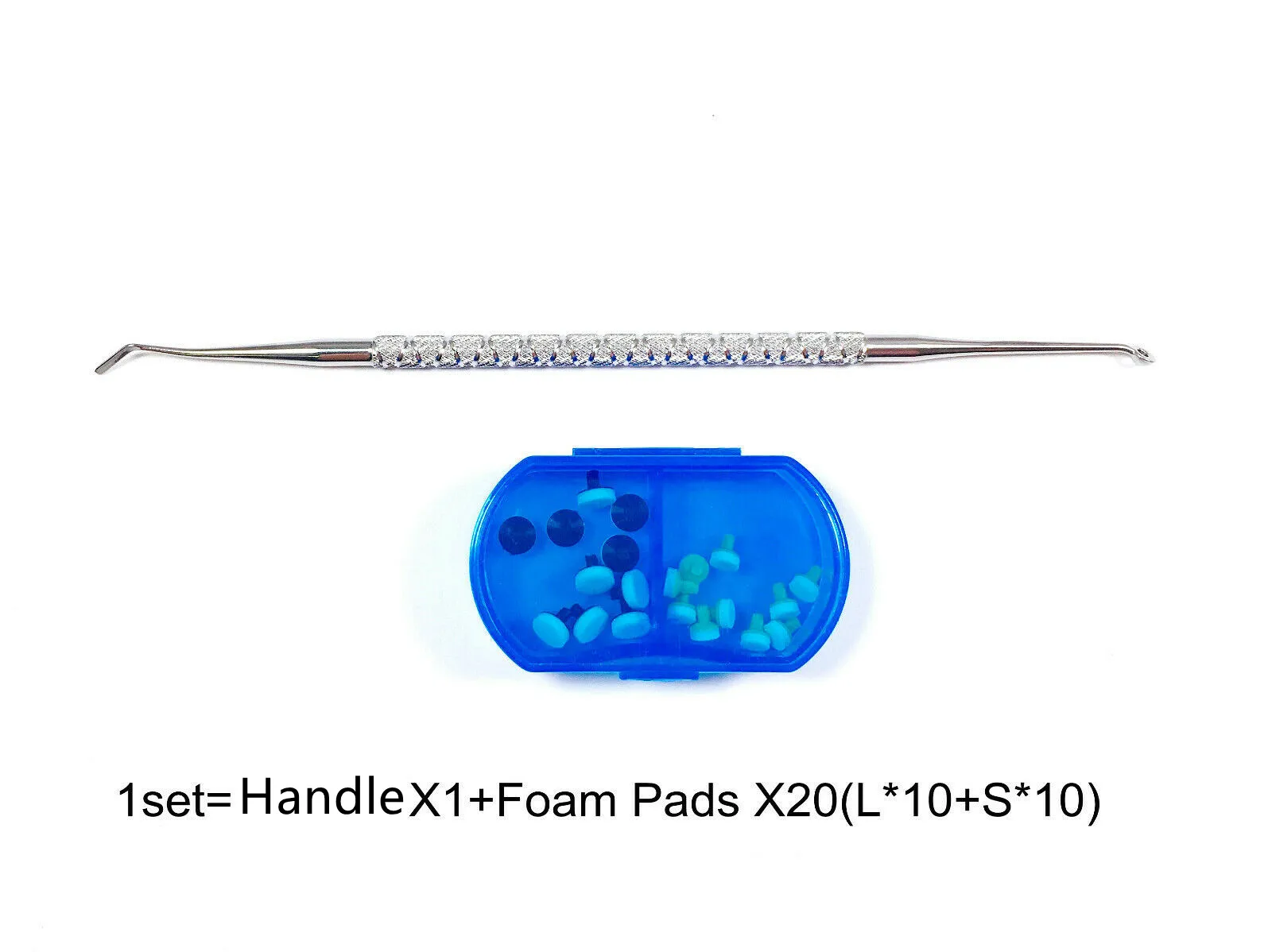 

Dental Composite Light Cure Holder Resin Molding Tools/Spatulas Optrasculpt Foam Pads--L+S