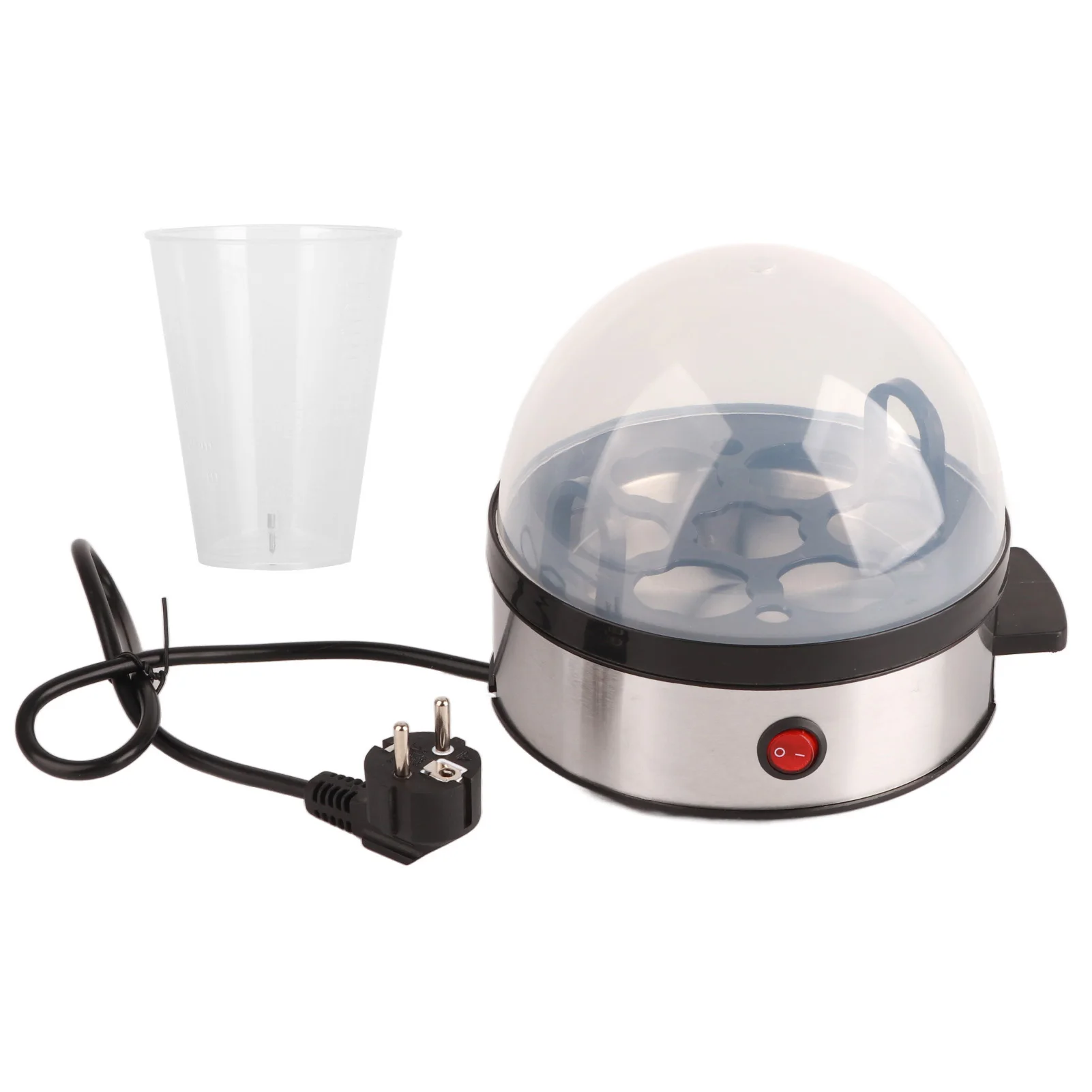 Electric Egg Steamer Boiler Mini Stainless Steel Egg Cooking Machine Kitchen Utensils EU Plug 220V