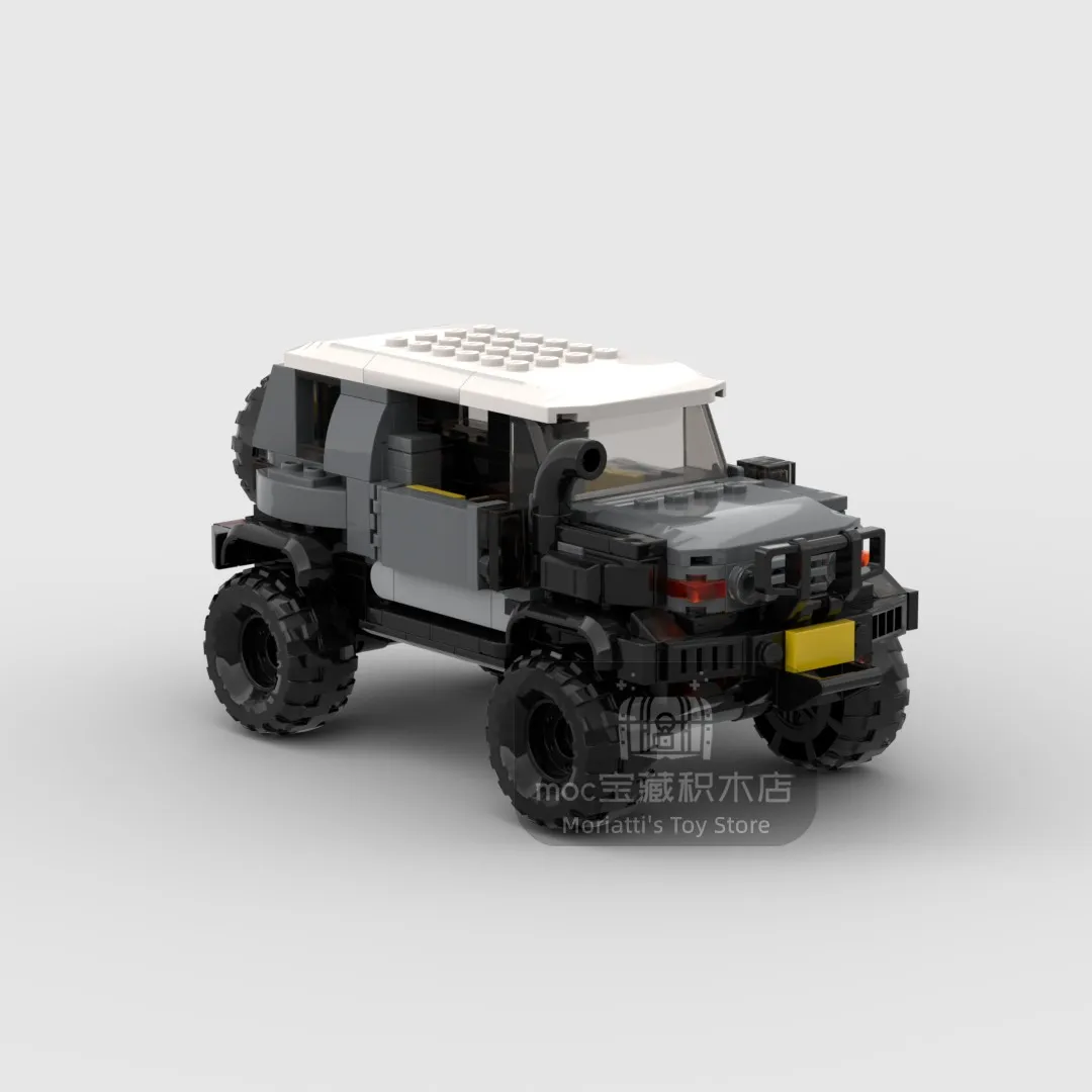 Moc Fj Cool Luze Racing Sports Car Vehicle Speed Champion Racer Building Blocks Brick Creative Garage Toys For Boys