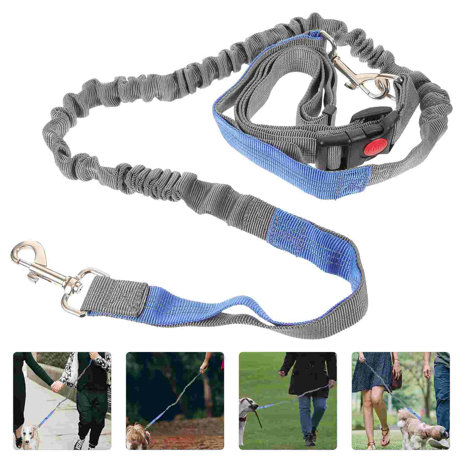 

Dog Leash For Medium Dogs Waist Walking Pet Traction Rope Running Hand Free Belt