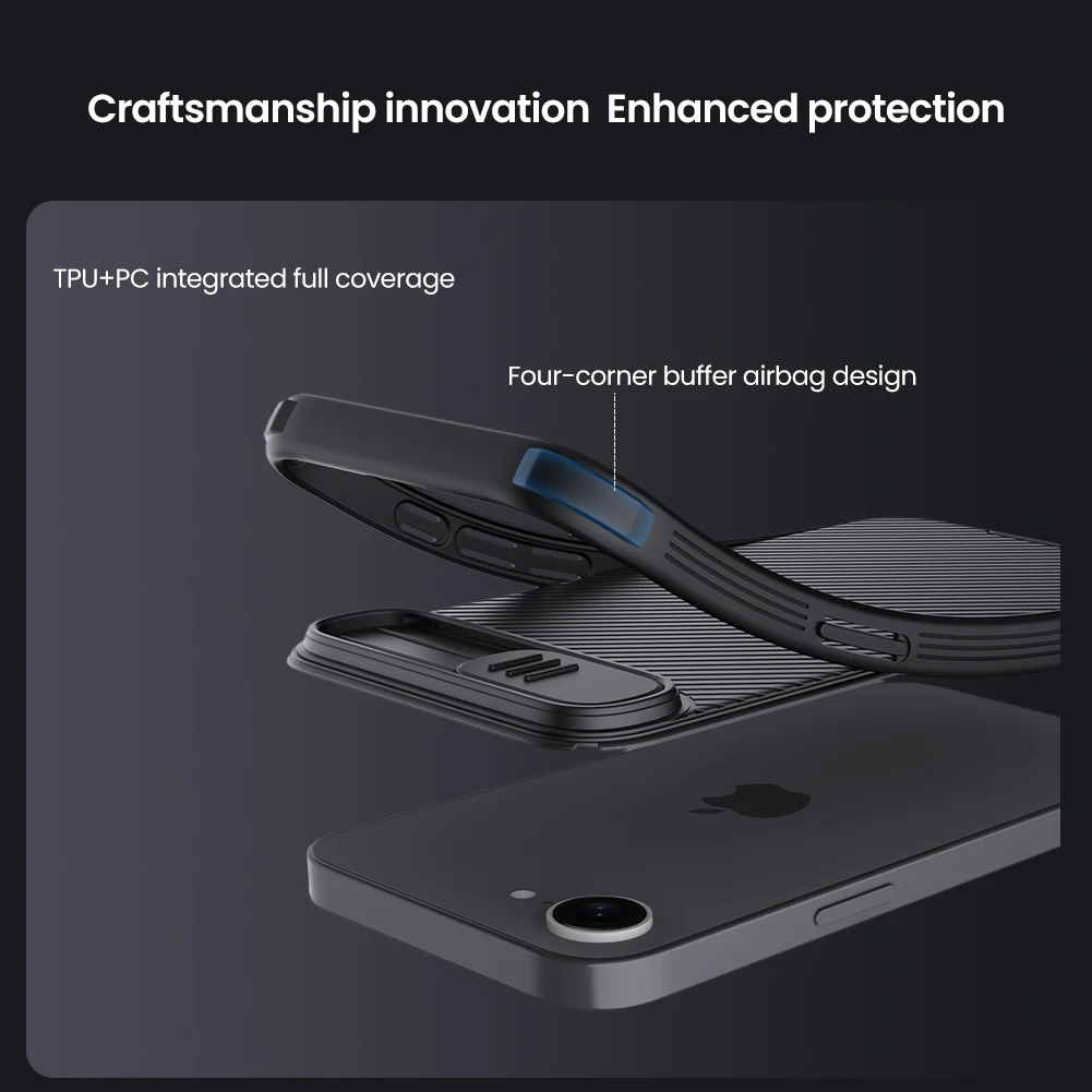 Nillkin Camshield Pro Slide Lens Bumper Case with Camera Protection