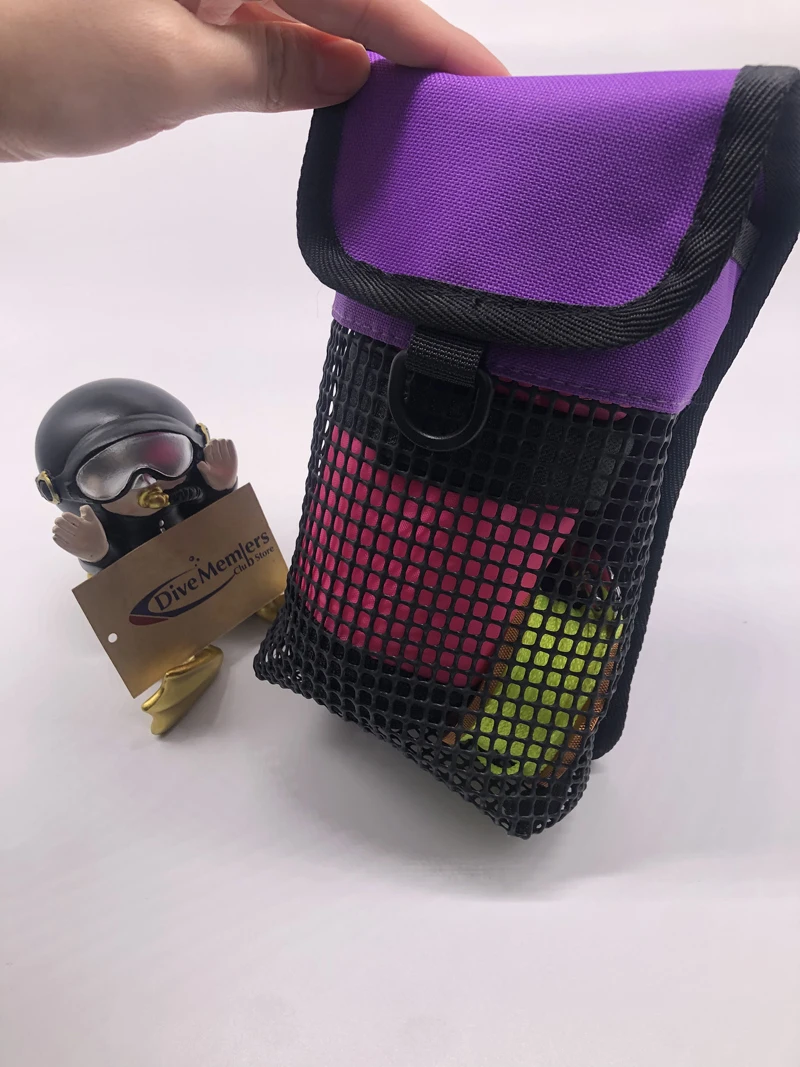 Snap Hood & SMB & Safety Marker Buoy Mesh Gear Bag