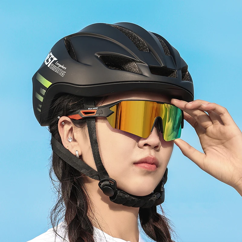 WEST BIKING Cycling Glasses Lightweight Large Frame Sunglasses HD MTB Road Bike Windproof Goggles Men Women Sports Eyewear