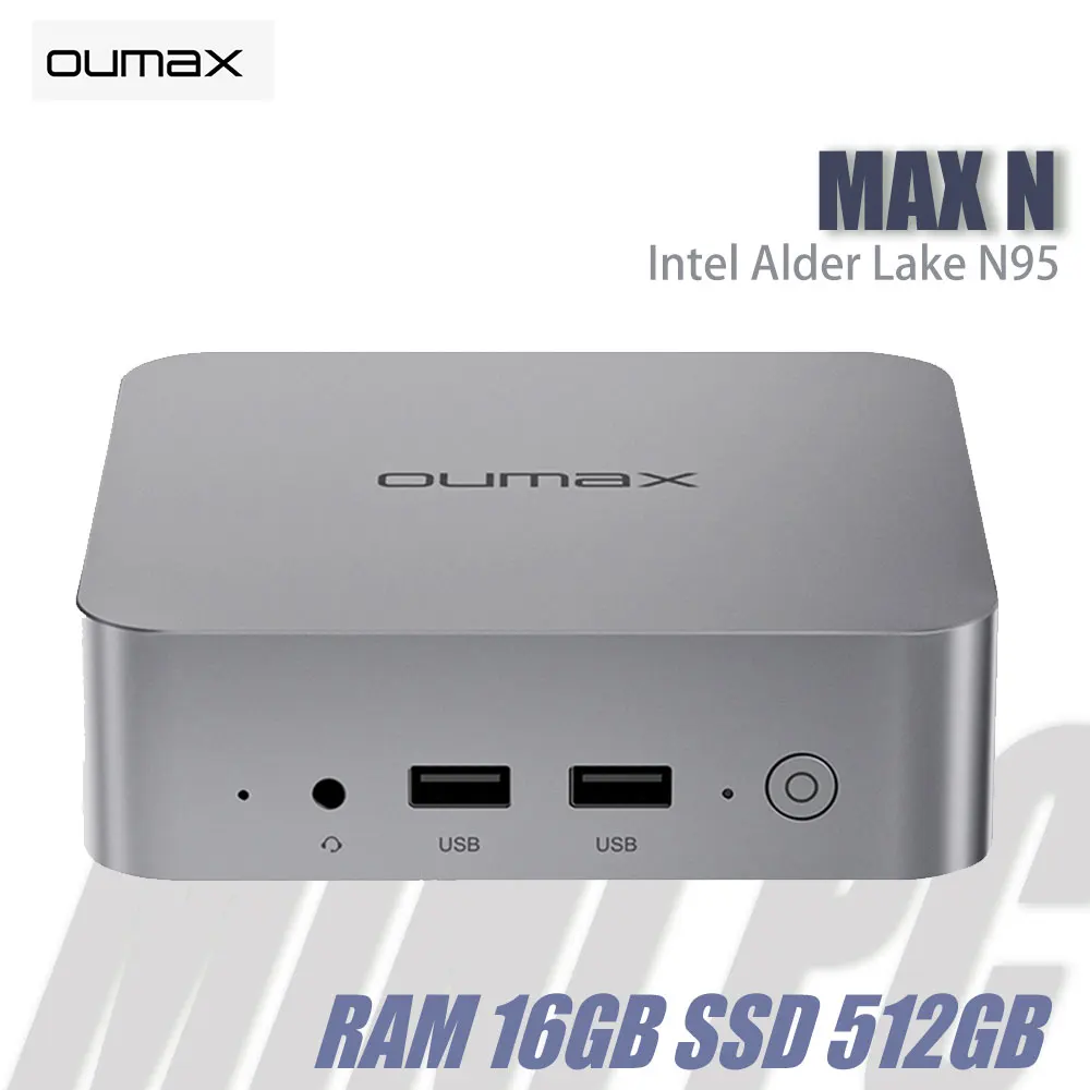 【訳あり格安】OUMAX MAX N N95/メモリ8GB/SSD256GB OUMAX MAX N Office Mini Pc Intel N95 8GB 16GB DDR4 256GB