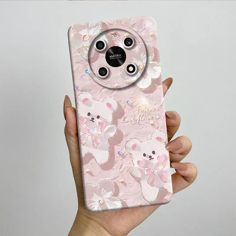 Sweet Painted Soft Silicone Phone Case - Cute Printed Design Cover