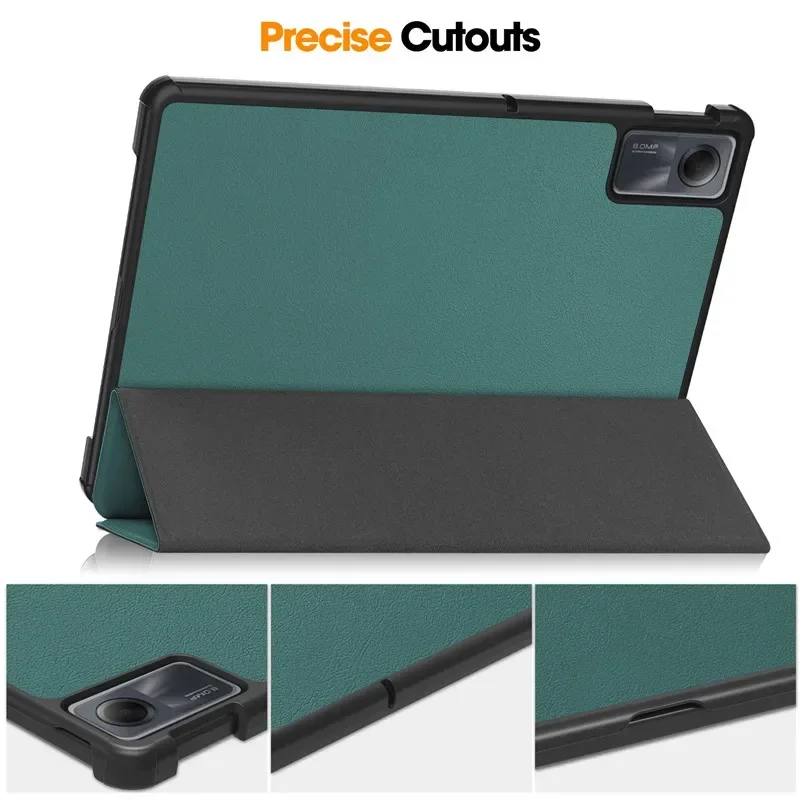 Couro Tri-folding Stand Tablet Case Capa Shell Magnético para Xiaomi Redmi Pad se 11 2023 pu - Imagem 6