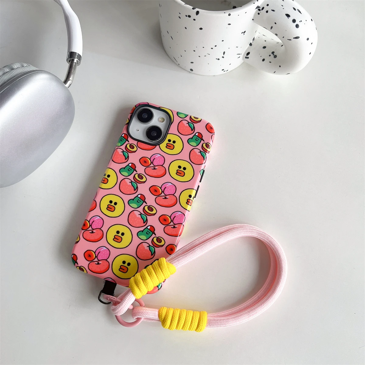 Duckling Pattern Magnetic Two-in-One Film Protective Case for iPhone