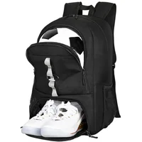 Soccer Backpack Large Capacity Sports Bag with Separate Ball Holder Shoes Compartment for Adults Teens Boys Girls Cool Outdoor 1