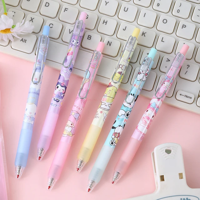 School Office Supplies Stationery  Hello Kitty Pens Wholesale - Sanrio  Neutral Pens - Aliexpress