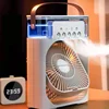 3 In 1 Fan AIr Conditioner Household Small Air Cooler LED Night Light Portable Air Adjustment Fan Office Home Fan New 1