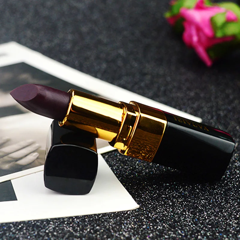 Magischer Farbwechsel-Lippenstift – Feuchtigkeitsspendend, Schwarz, Für Damen
