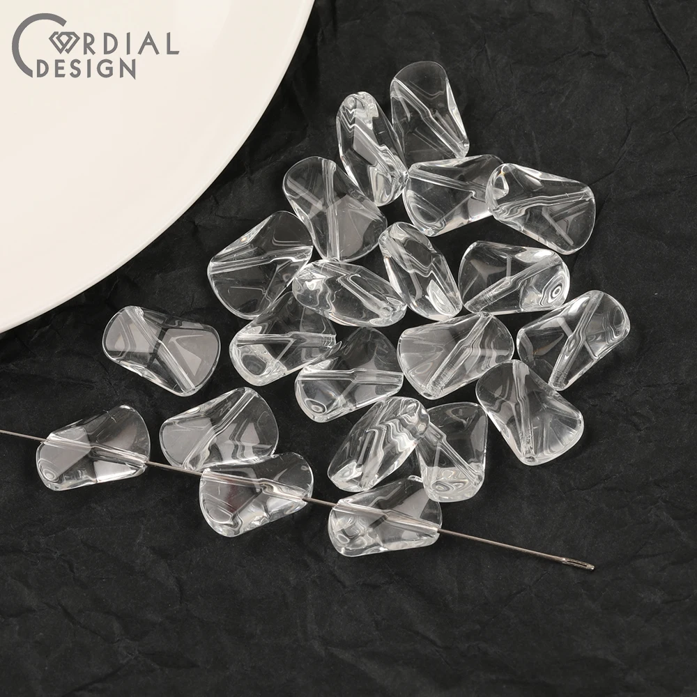 Cordial Design 10*16MM 200pcs Hand Made/DIY Glass Bead/Beads Making/Aurora Effect/Irregular Shape/Jewelry Findings & Components - cordial