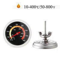 52mm 10℃-400℃ Kitchen Cooking Thermometer Meat Food Temperature Test Meter for Oven BBQ Grill with Probe Heat Barbecue 1