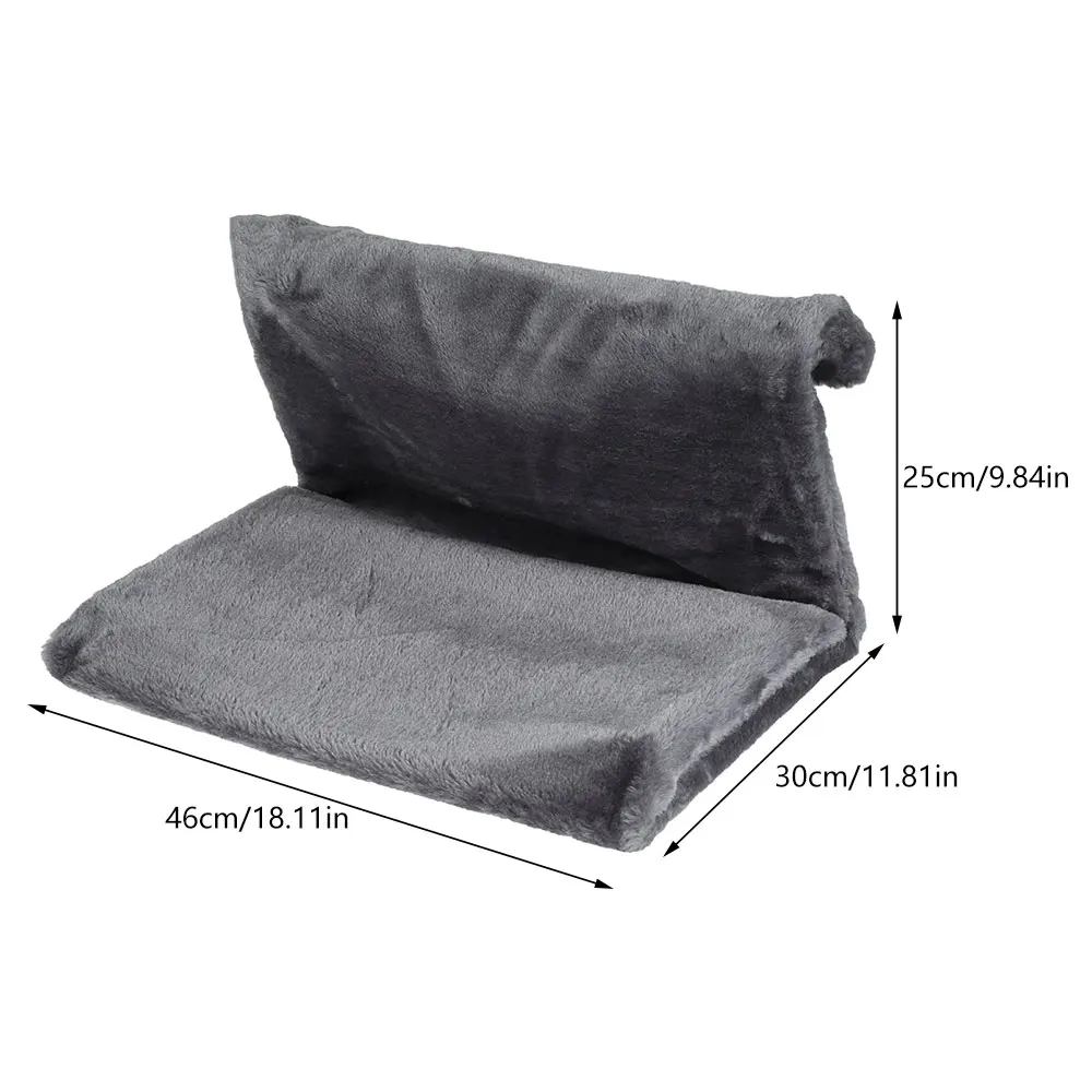 Cat Radiator Bed Hammock with Metal Frame and Plush Cover