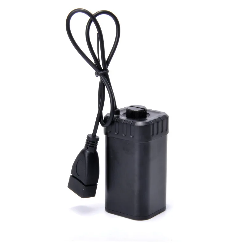 5V 4X AA 배터리 박스 방수 USB 알루미늄 합금 보관용 보조 배터리 케이스 홀더(배터리 없음)
