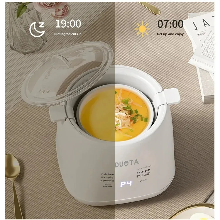 New Automatic Egg Boiler Home Use Small Breakfast Machine For One Person Egg Cooking Device High Power Efficiency
